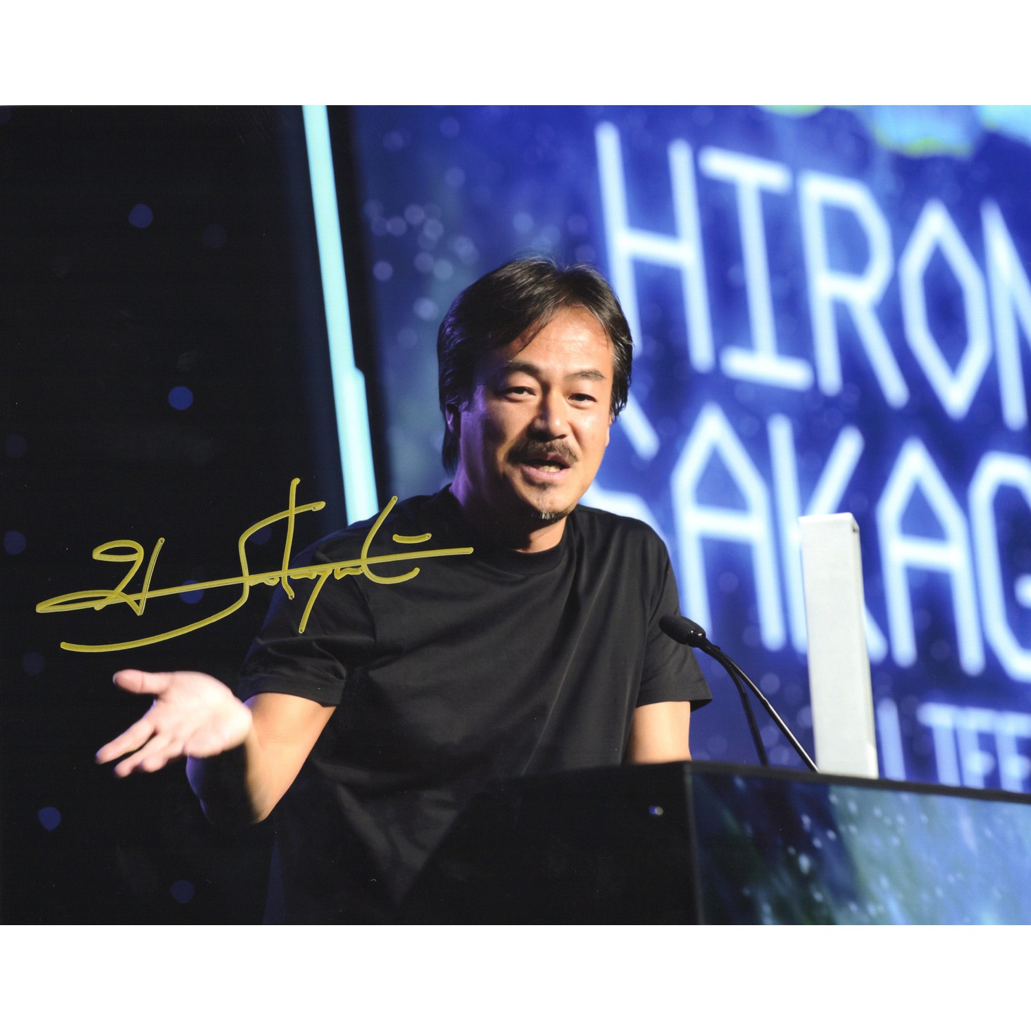 【坂口博信さんサイン】テラバトルうちわ 坂口博信さんサイン】テラバトルうちわ 坂口博信氏の『テラバトル